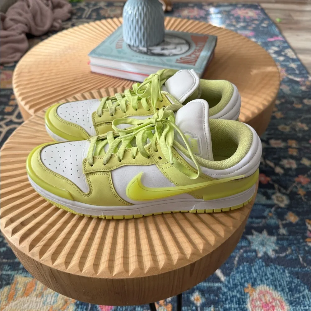 Nike Women's Dunk Low Twist Shoes - Light Lemon Twist size 11 Fun